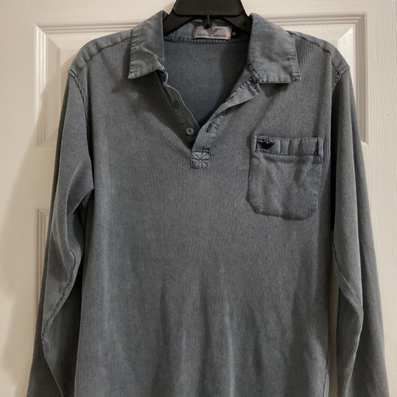 Men’s Giorgio Armani LS Ribbed 3-Button Polo Shirt, XL - Picture 5 of 7